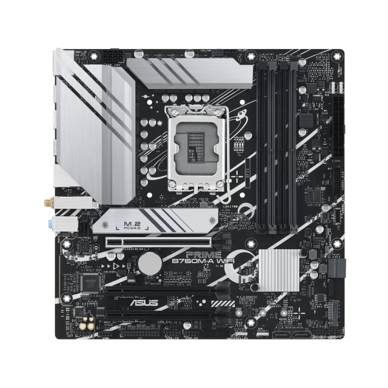 ASUS PRIME B760M-A WIFI mATX Mainboard Sockel 1700 DP/HDMI/USB-A
